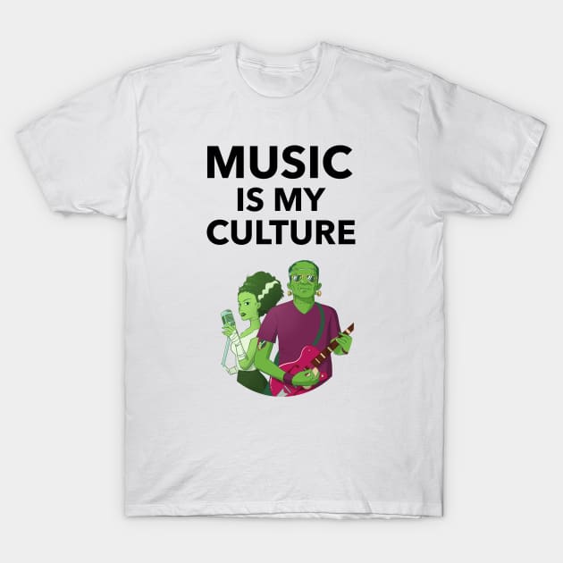 Music Is My Culture T-Shirt by Jitesh Kundra